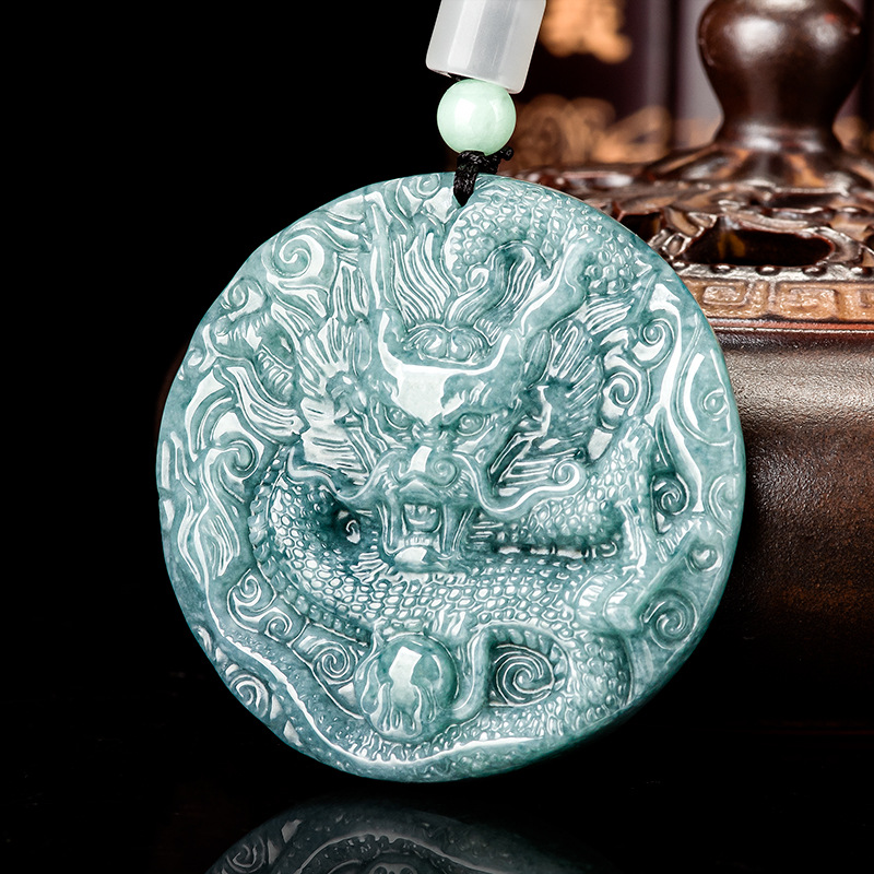 Women'S Accessories - Burmesische Jadeit-Drachen-Anhänger-Halskette, Geschenke für Frauen, Modeaccessoires,