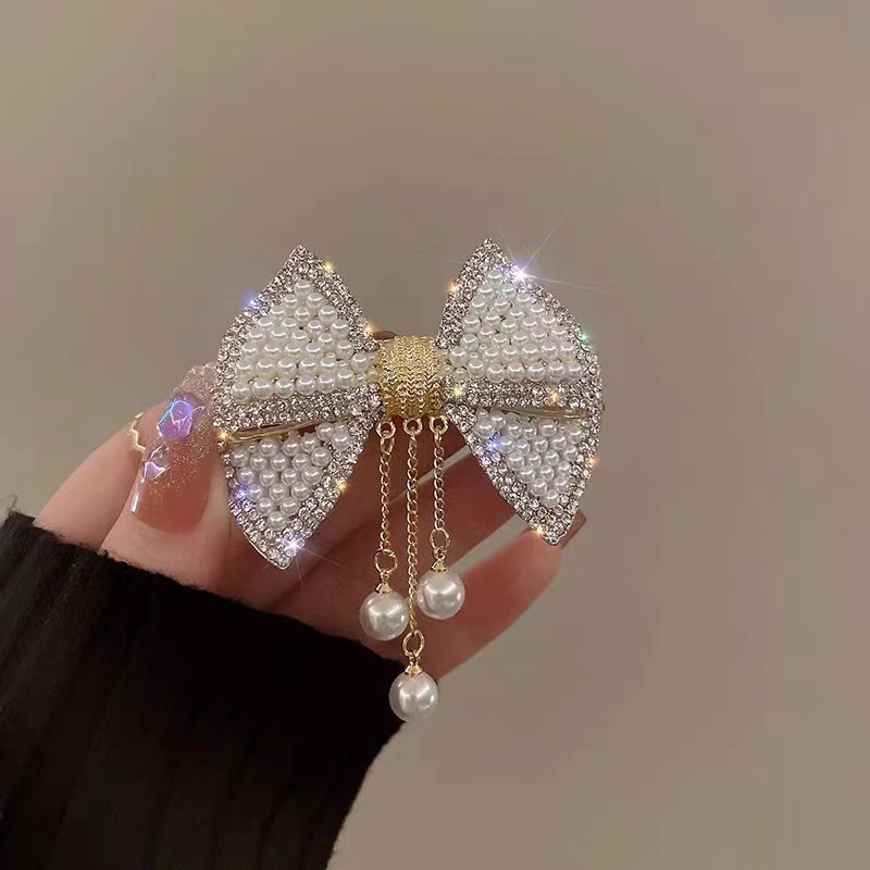 Women Accessories Shop - Neue Haarspange für Damen, imitierte Perlen