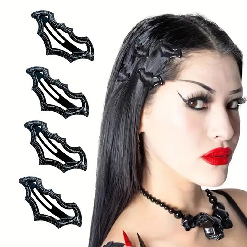 Women'S Essential Accessories - △ 10-teiliges Halloween-Fledermaus-Haarnadel-Set, mehrfarbig, niedliche Modeaccessoires