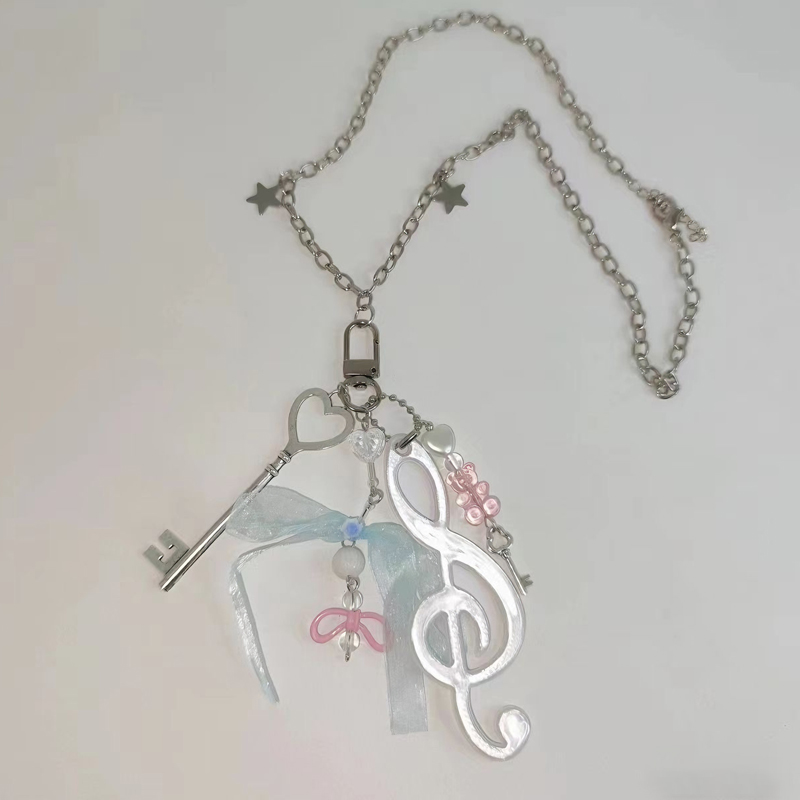 Women'S Accessories In The 90S - Y2K Schmuck Hinweis Bär Schleife Anhänger