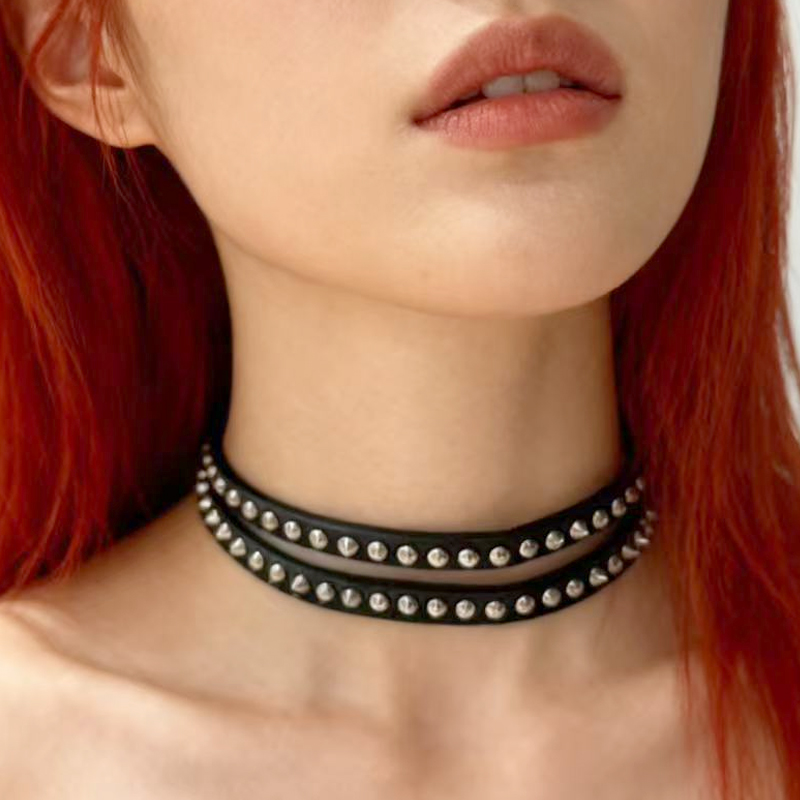 Punk Schmuck Nieten Halsband L – Women'S Accessories In The 90S Bewertung und Preis