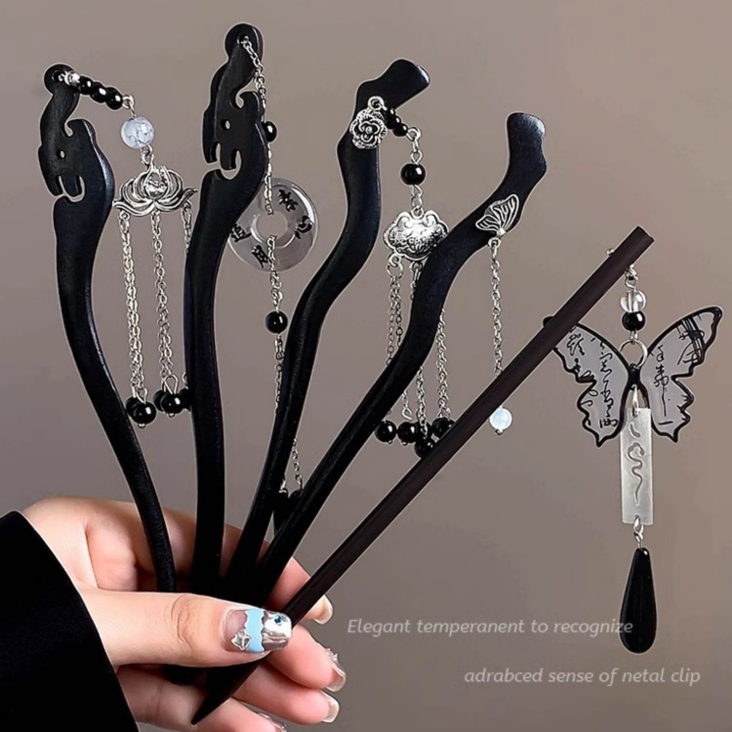 Licht Luxus Holz Quaste Haarna – Women Accessories Shop Bewertung und Preis