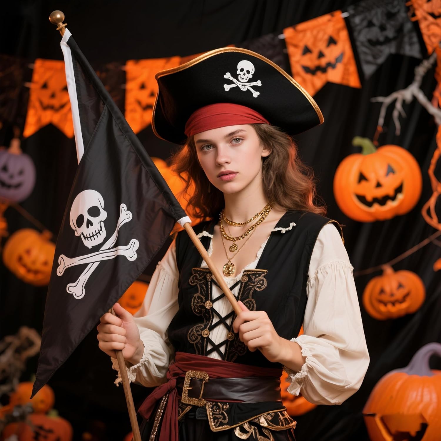 Mehrlagige goldene Piraten-Hal – Women'S Accessories In The 90S Bewertung und Preis
