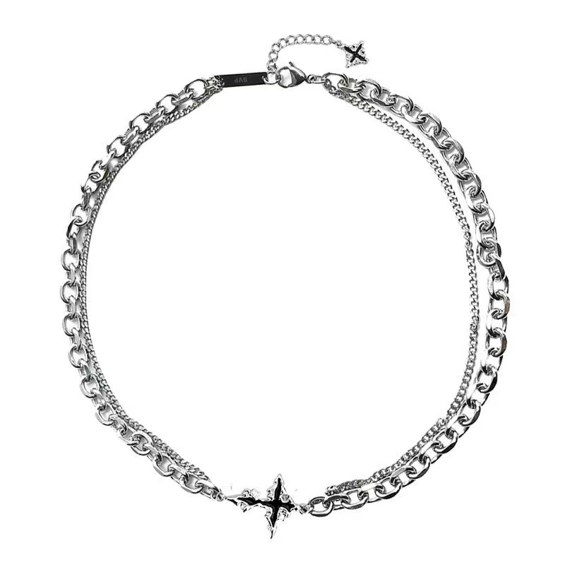Punk Schwarzes Kreuz Anhänger  – Women'S Accessories In The 90S Bewertung und Preis