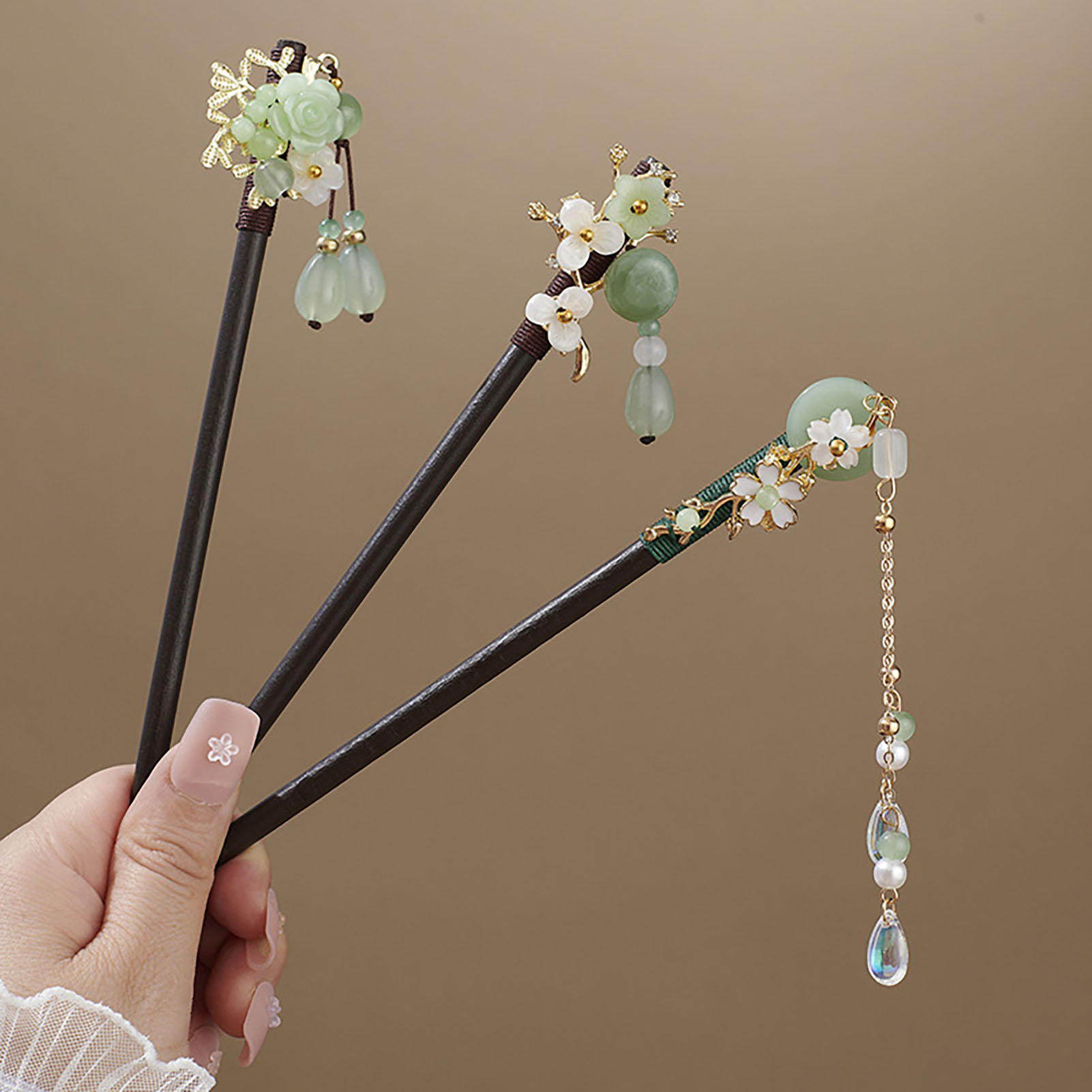 Chinesischer Stil Blumen-Quast – Women Accessories Shop Bewertung und Preis