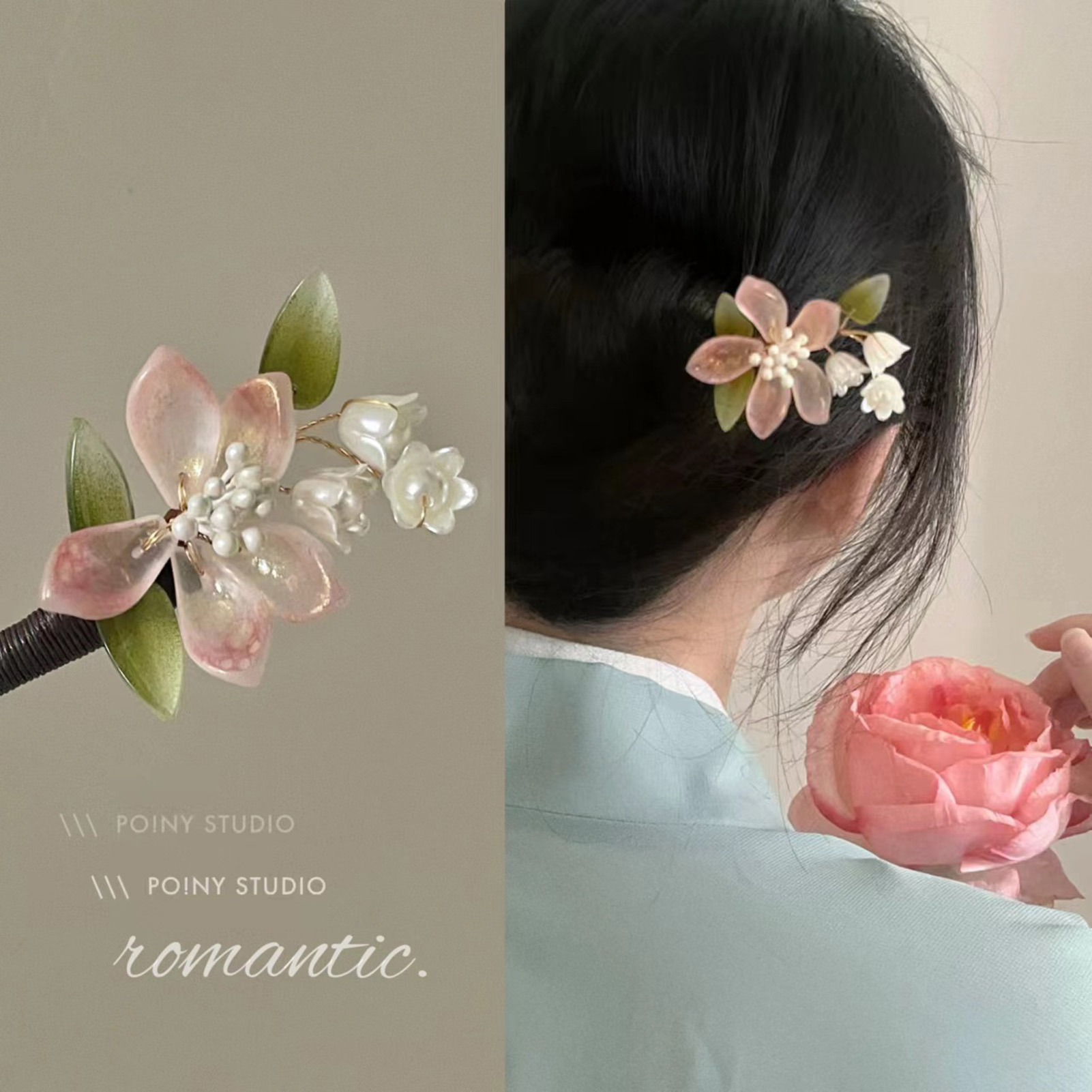 Chinesischer Stil Blumen-Quast – Women Accessories Shop Bewertung und Preis