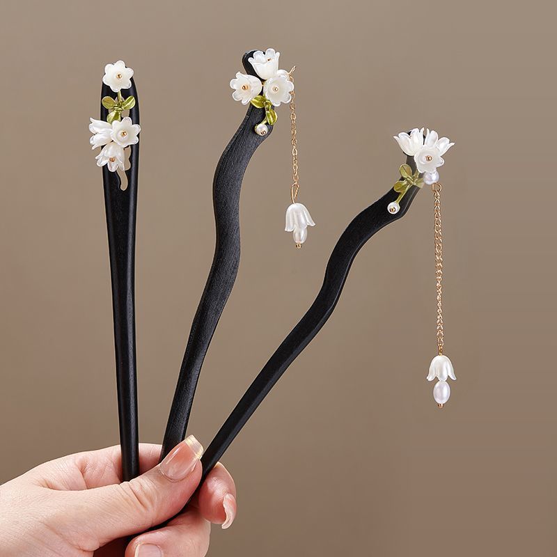 Holzblumen-Haarnadel im Vintag – Women Accessories Shop Bewertung und Preis