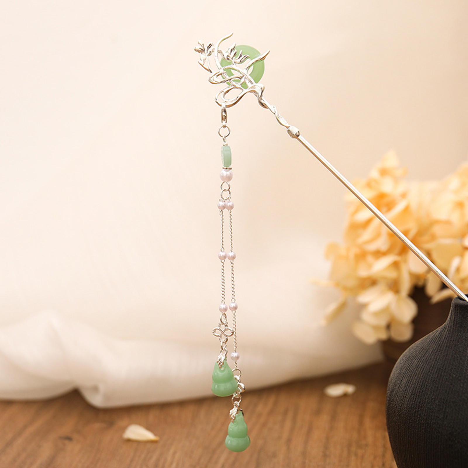 Chinesischen Stil Glas Haarnad – Women Accessories Shop Bewertung und Preis