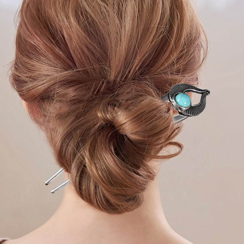 Ägypten Türkis U-Form Haar Gab – Women Accessories Shop Bewertung und Preis