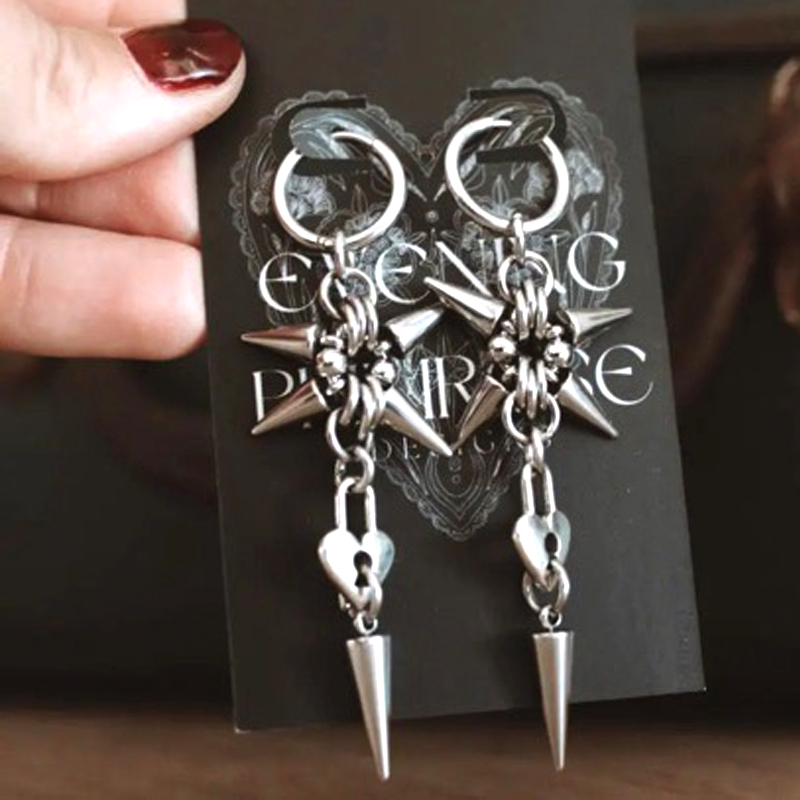 Punk-Mode Edelstahl Kreuz-Niet – Women'S Accessories In The 90S Bewertung und Preis